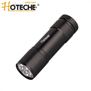 Zseblámpa 9 Led, alumíniumházas 27x88mm Hoteche