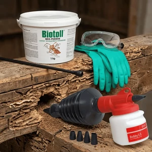 Lóhangya irtó csomag teljes felszerelés porozógéppel