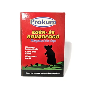 Egér és rovarfogó ragasztós lap - közepes