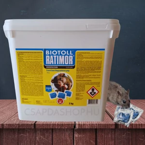 Biotoll Ratimor brodi rágcsálóirtó pép 5 kg extra erős patkányméreg