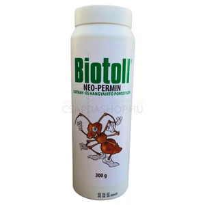 Biotoll Neo-Permin hangyairtó porozószer 300 g-os kiszerelésben beltéri használatra