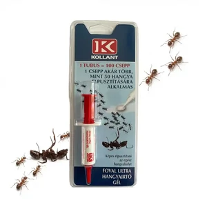 Kollant FOVAL hangyairtó gél fecskendős 5g termékcsomagolás