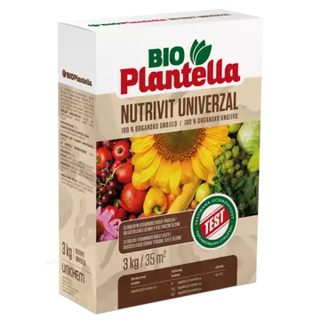 Bio Plantella Nutrivit Univerzal szerves trágya 3kg