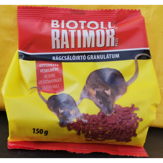 Biotoll Ratimor Plus rágcsálóirtó granulátum 150g