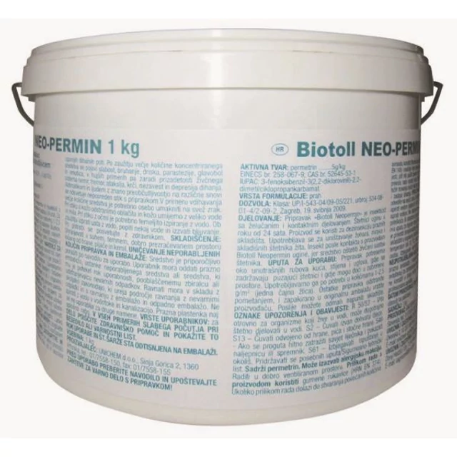 Biotoll neopermin hangyairtó porozószer 1Kg