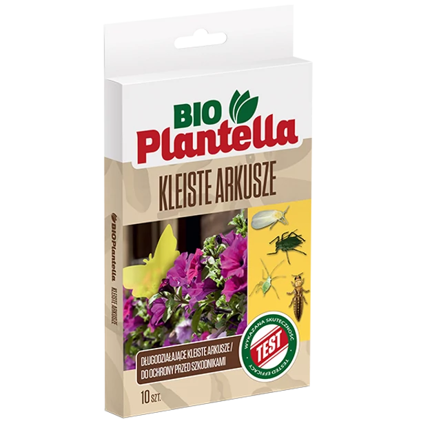 Bio Plantella sárga ragadós lapok lepke forma 10 db