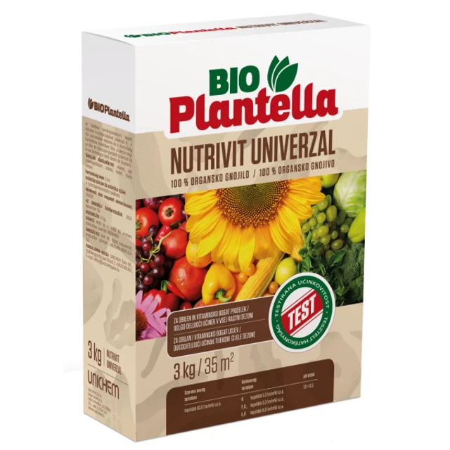 Bio Plantella Nutrivit Univerzal szerves trágya 3kg