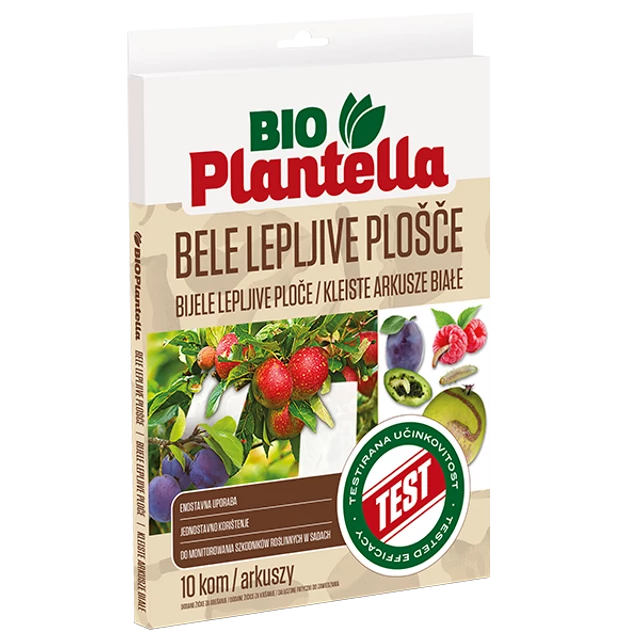 Bio Plantella fehér ragadós lapok nagy 10 db