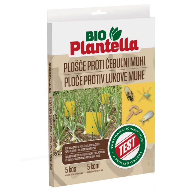 Bio Plantella sárga ragadós lapok hagymamoly ellen 5 db