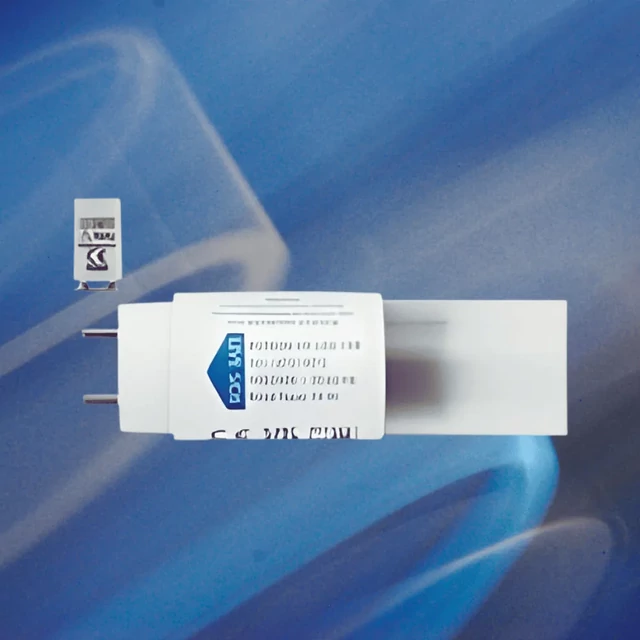 Astron LED UV-A fénycső a csomagolásában, mellette a LED starter.
