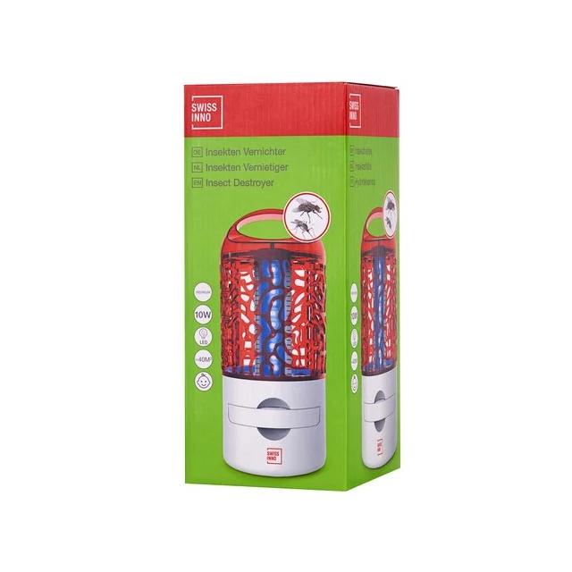 Swissinno UV szúnyog-légy csapda, hálózati 10 watt LED