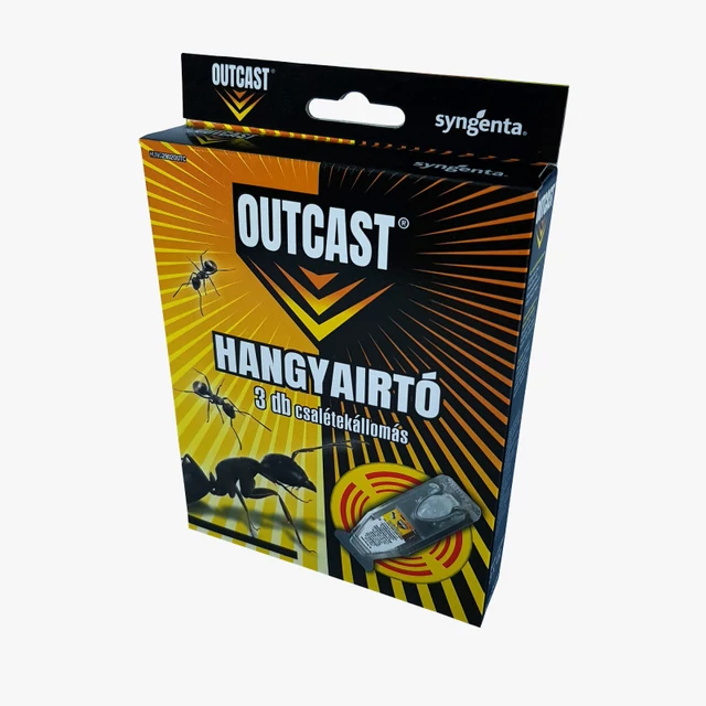 Outcast hangyairtó gél csalétekállomás (3x4g) doboza