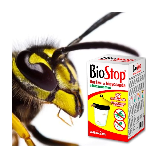 Biostop darázs- és légycsapda utántöltővel