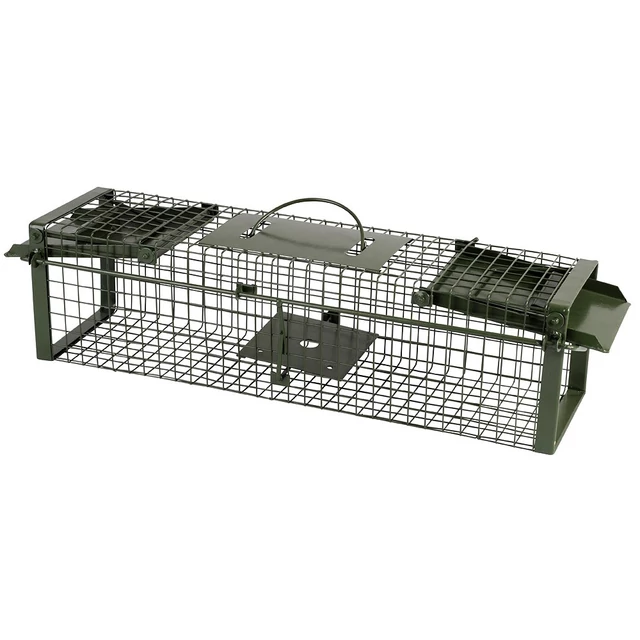 Professzionális élvefogó patkánycsapda - Csapdashop.hu - 2 ajtós, 60cm-es modell