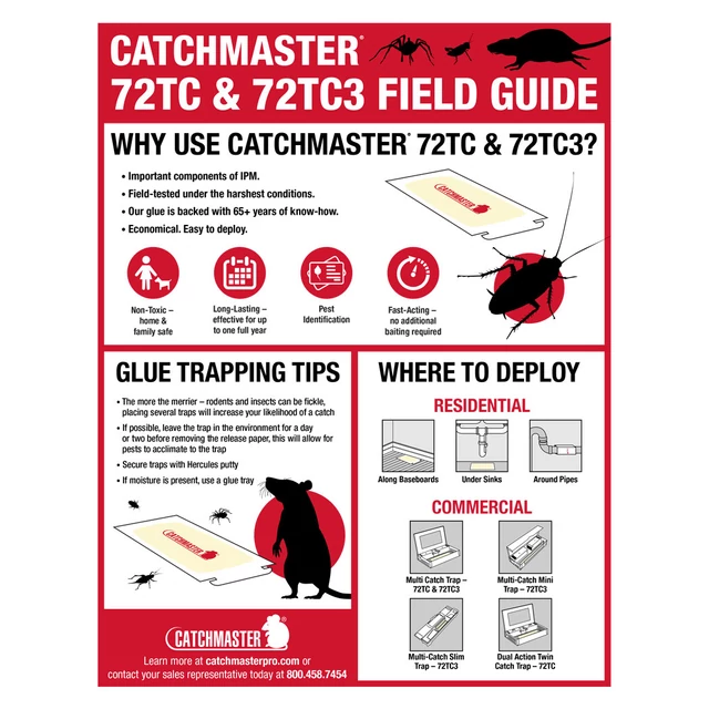 Catchmaster 72TC ragasztós egércsapda és csótánycsapda