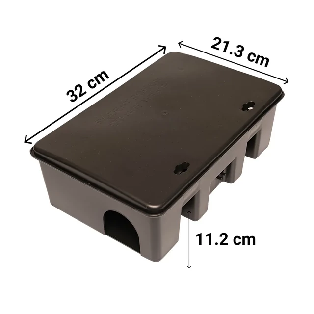 Dupla biztonsági patkánycsapda méretei