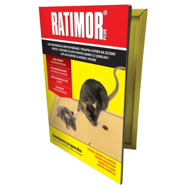 Ratimor Plus Ragadós egér- és patkányfogó lap