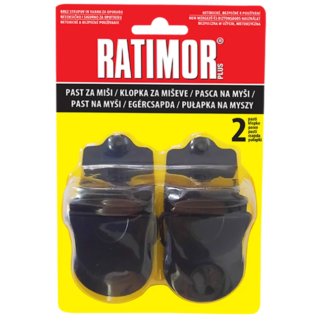 Ratimor Plus egérfogó csapda 2db