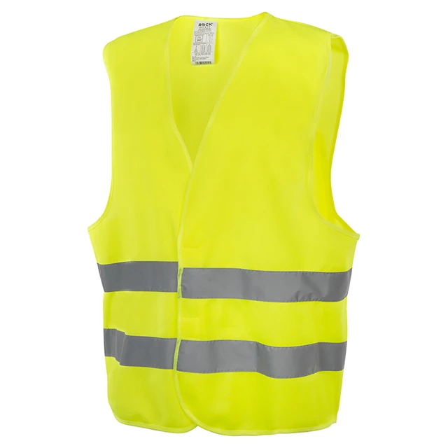 Fluoreszcens sárga BLINKIT-Y jól-láthatósági mellény 2 fényvisszaverő csíkkal