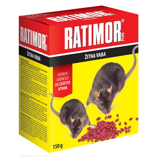 Biotoll Ratimor Plus rágcsálóirtó szemes csalétek 150g