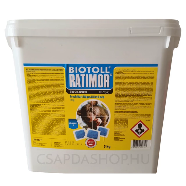 Biotoll Ratimor brodi rágcsálóirtó pép 5kg