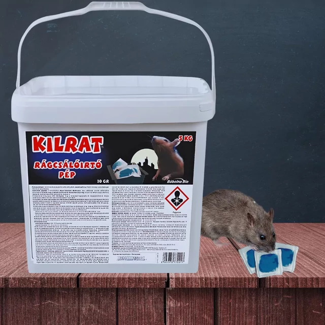 Kilrat Patkányméreg Pép 5 kg-os vödör