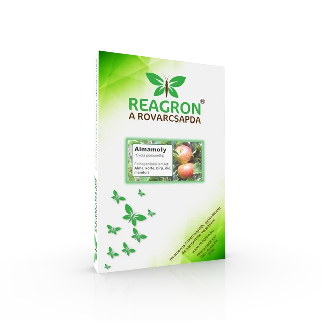 REAGRON® Almamoly feromoncsapda - Hatékony védelem az almamoly kártétele ellen alma-, körte-, birs-, dió- és mandulafákon.