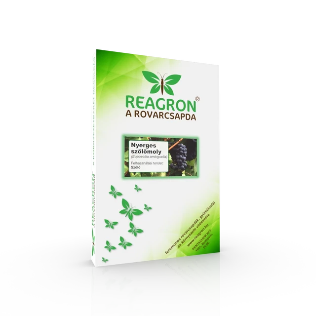 REAGRON® Nyerges szőlőmoly feromoncsapda - Hatékony védelem a nyerges szőlőmoly kártétele ellen szőlőültetvényekben.