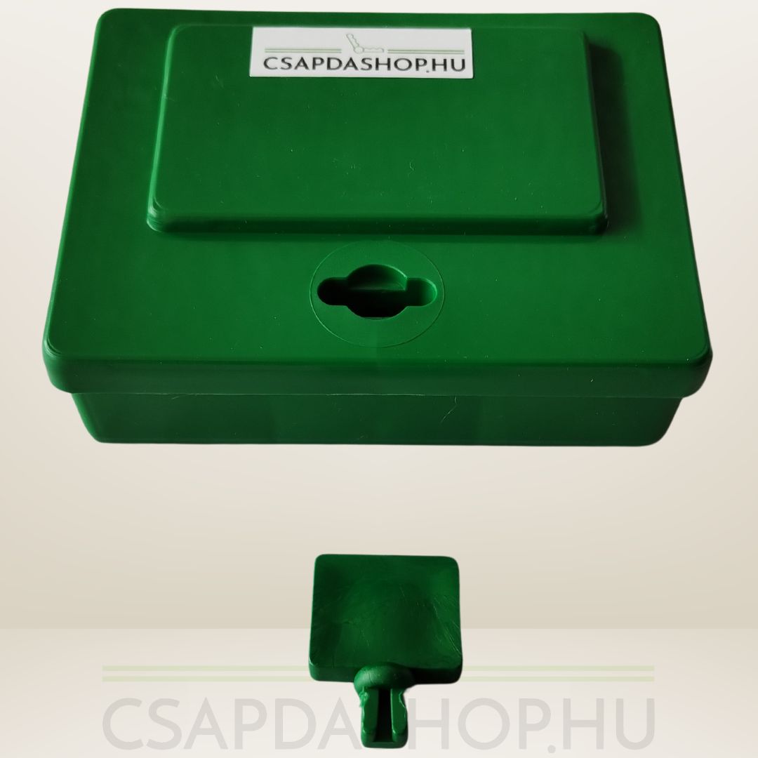 Egéretető doboz kulccsal - Csapdashop zöld