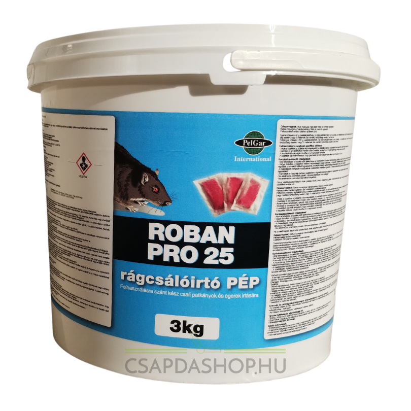 Roban Pro 25 rágcsálóirtó pép 3kg
